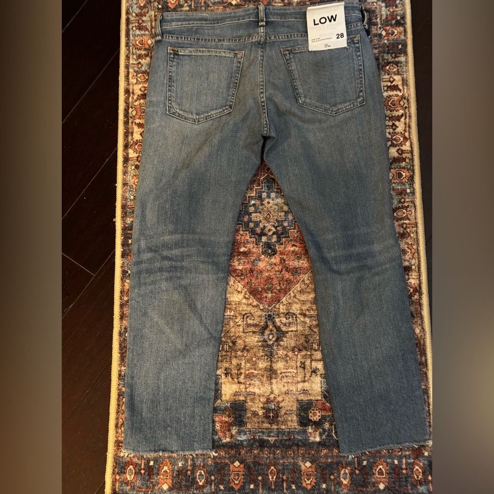 NWT WOMENS RAG & BONE LOW RISE ANKLE SLIM BOYFRIEND JEANS SZ 28. NON-SMOKING HM.